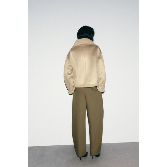 ZARA BALLOON TROUSERS WITH PLEATS - Picture 4 of 7